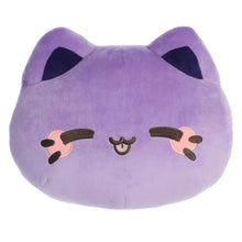 Load image into Gallery viewer, Ube Meowchi Face Pillow 12&quot;
