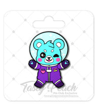 Load image into Gallery viewer, Spaceman Aoikuma Kofi Pin Club Enamel Pin
