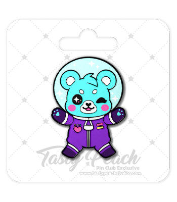 Spaceman Aoikuma Kofi Pin Club Enamel Pin