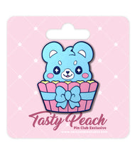 Load image into Gallery viewer, Aoikuma Cupcake Kofi Pin Club Enamel Pin
