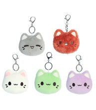 Load image into Gallery viewer, Meowchi Face 4 Inch Plush Blind Bag Keychain
